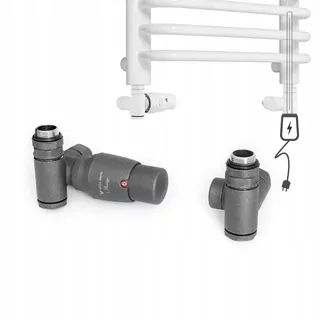 Uhlová termostatická súprava Vario-Term IGS0202CFK-Graphite-Black-Mat
